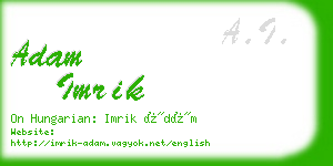 adam imrik business card